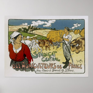 Syndicat Central des Agricultures de France Poster