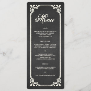 Syndicat du tableau noir Menu