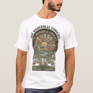 Syndicat USA Wilderness – T-Shirt Mountain Horizon