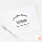 Syndrome de Bulldog en France - Sticker (Enveloppe)