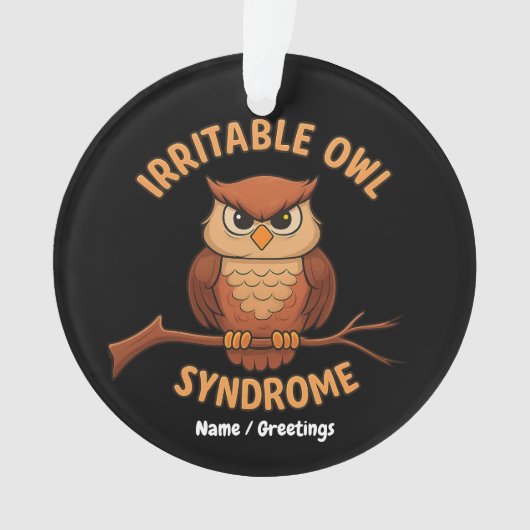 Syndrome de Chouette Irritable Drôle Chouette en C (devant)