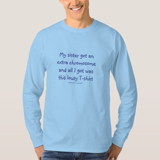 Syndrome de Down - T-shirt drôle (Devant)