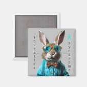 Syndrome de Tourette Aimant lapin (Recto/Verso)