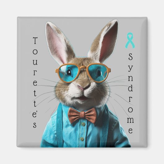Syndrome de Tourette Aimant lapin (Devant)