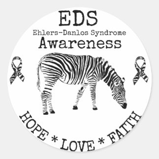 Syndrome de Zebra Ehlers-Danlos Sticker EDS