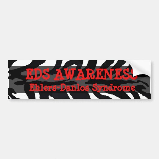 Syndrome EDS Ehlers-Danlos Bumper Sticker (Devant)