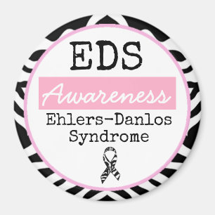 Syndrome EDS Magnet noir et blanc Ehlers-Danlos