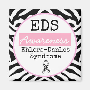 Syndrome EDS Magnet noir et blanc Ehlers-Danlos