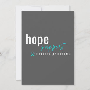 syndrome tourette. espoir soutien. Invitations