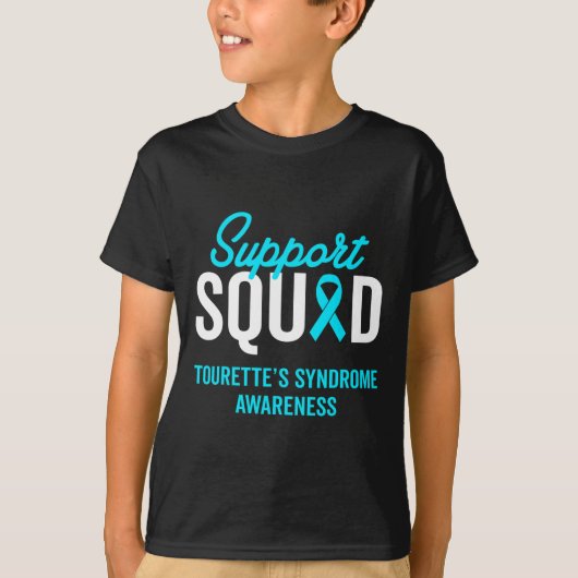 Syndrome Warrior Survivor Awareness Support Squad T-shirt (Voorkant)