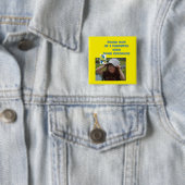 syndroom bewustwording vierkante button 5,1 cm (In situ)