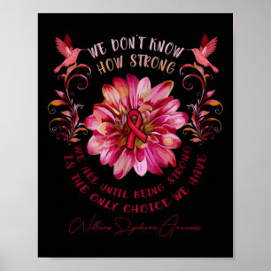 Syndroom Bewustzijn Bloem We weten niet hoe sterk Poster
