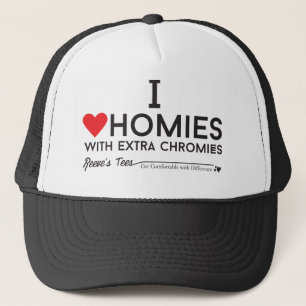 syndroom van Down: Ik hou van homo's met extra chr Trucker Pet