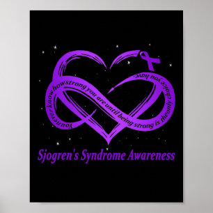 Syndroom van Sjögren - Warrior Down-syndroom Poster