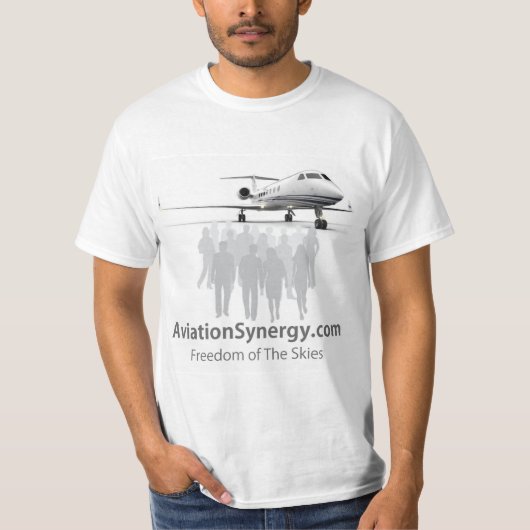 Synergie Aviation - T-shirt - Les gars (Devant)