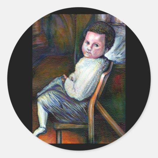 Synesthesie Ronde Sticker (Voorkant)