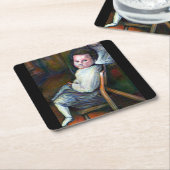 Synesthesie Vierkante Kartonnen Onderzetter (Schuin)