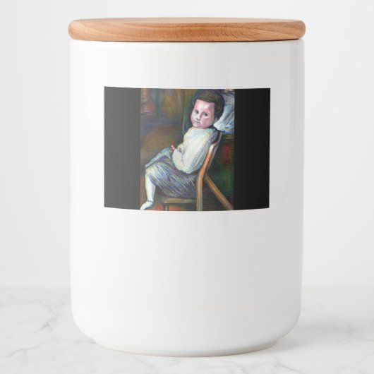 Synesthesie Voedselcontainer Etiket (Voorkant)