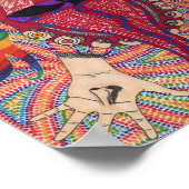 synesthetisch pointilisme poster (Hoek)