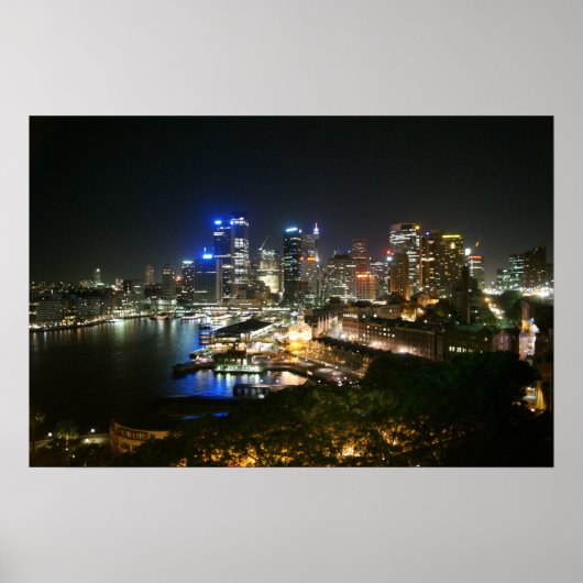 Syney Skyline Poster (Voorkant)