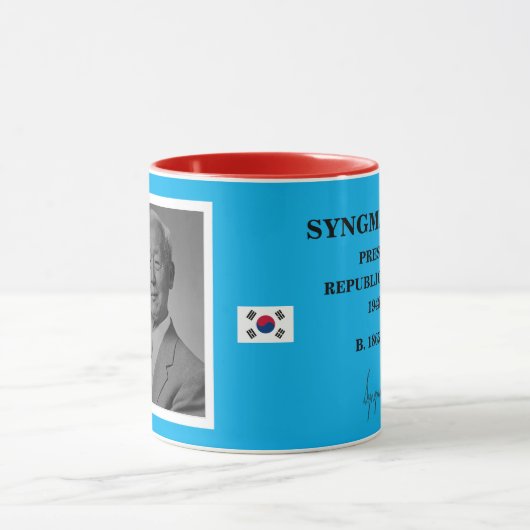 Syngman Rhee de Korea Mug (Centre)