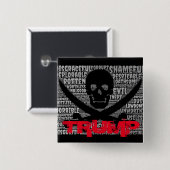 Synonieën voor Trump Vierkante Button 5,1 Cm (Voorkant /achterkant)