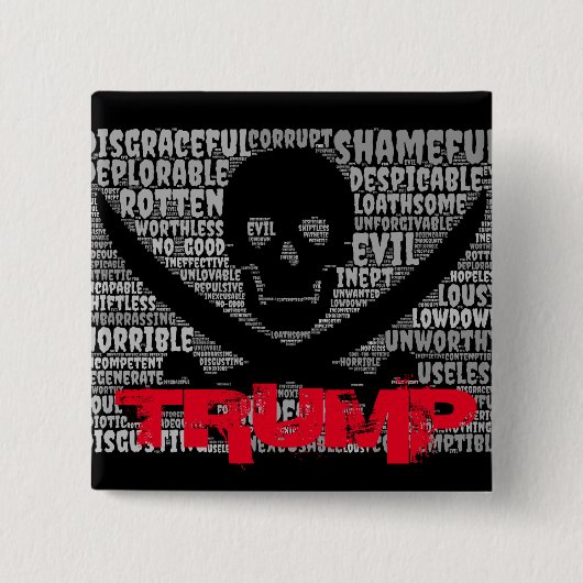 Synonieën voor Trump Vierkante Button 5,1 Cm (Voorkant)