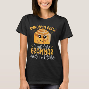 Synoniemen rollen net als grammatica gebruikt om E T-shirt