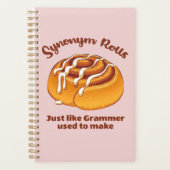 Synonym rollen net als een grijsmachine die gebrui planner (Voorkant)