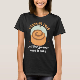 Synonym Rolls net als Grammar die gebruikt wordt o T-shirt