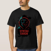 Syntax Error T-shirt (Voorkant)