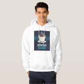 Syntax Saver Coffee & Code - Premium Pullover Hood (Voorkant volledig)