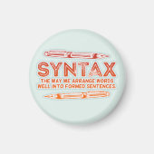 Syntaxis Grammatica Grammatica Magneet (Voorkant)