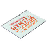 Syntaxis Grammatica Grammatica Notitieboek (Linkerzijde)