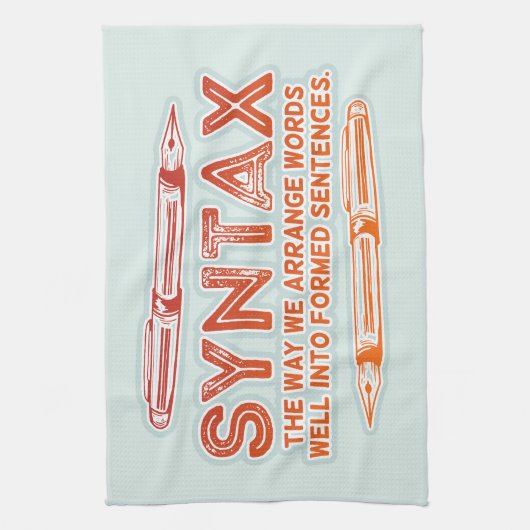 Syntaxis Grammatica Grammatica Theedoek (Verticaal)