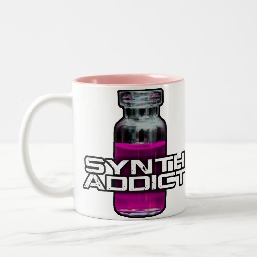 Synth Addict Tweekleurige Koffiemok (Links)
