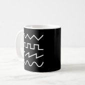 Synth Analoge Audio Waveform Synthesizer Koffiemok (Voorkant links)
