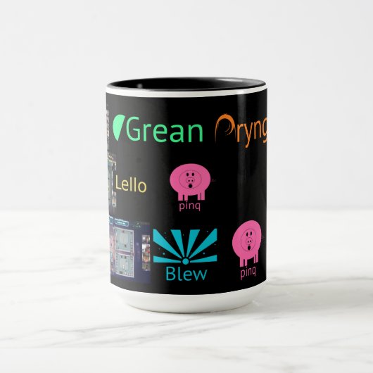 Synthese Teams spel kaart met Logos cup Mok (Midden)