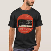 Synthesizer Analoog Japans Retro Synth T-shirt (Voorkant)