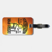 Synthesizer, Brain Freeze Bagagelabel (Achterkant horizontaal)