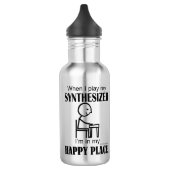 Synthesizer Happy Place Waterfles (Links)