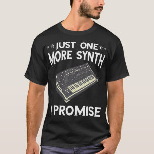 Synthesizer Just One More Synth Modulaire Synthesi T-shirt
