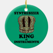 Synthesizer King of Instruments Keramisch Ornament (Achterkant)