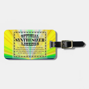 Synthesizer-licentie Bagagelabel