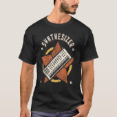 Synthesizer  Retro Classic Music T-shirt (Voorkant)