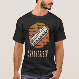 Synthesizer Retro Classic Sunset Music T-shirt
