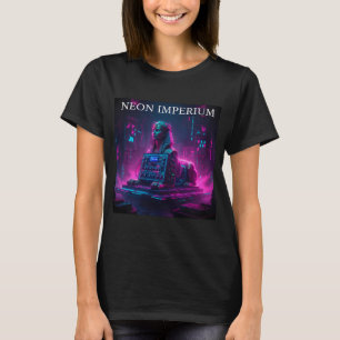 Synthesizer Sfinx - Cyberpunk Egyptische Romeinse T-shirt