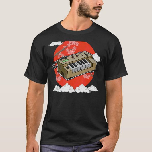 Synthesizer Synth Keyboard Electronic Musicians Mo T-shirt (Voorkant)