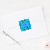 Synthesizer - World Revolves around Square Sticker (Envelop)