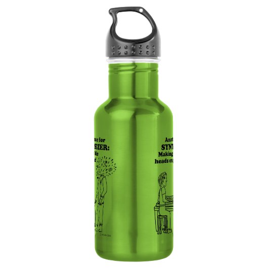 Synthesizer Zombie Explode Waterfles (Achterkant)